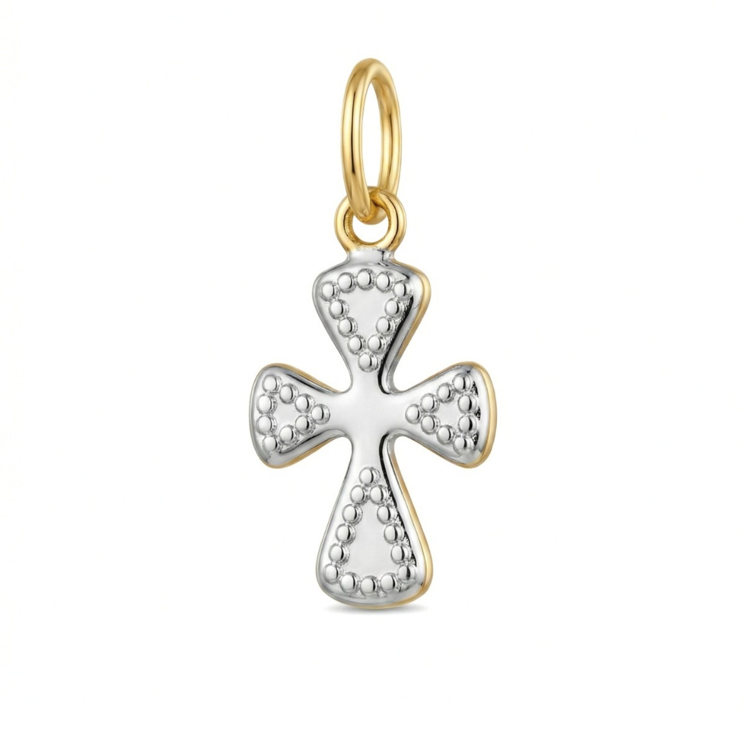 Kors i gult gull 14kt/585 - 42914