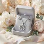 Smykkesett Livets tre i sølv - 69530