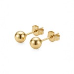 Gulløredobber, kulen er 5 mm - 11012