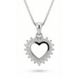 Diamanthjerte i gull med 0,15 ct TW-Si - COC10097