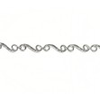 Sølv armbånd med mønster, 19 cm/6mm - 20326coc