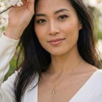 Livets tre i forgylt sølv med zirkonia-2994545