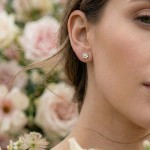 Liv - Ørestikk Hvit margeritt - 710303