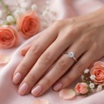 Enstens diamantring Aida med 1,00 ct i 14kt gull. TW-Si. -18016100