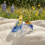 Swarovski figurer Idyllia Frog and Baby - 5721547