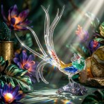 Swarovski figurer Idyllia SCS Annual Edition 2026 Lady Amherst’s Pheasant - 5718276