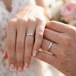 Gifteringer fra RUBIN i platina 950, 3,5 mm - RU-35-13-W9