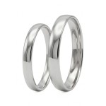 Gifteringer i hvitt gull 14kt, 3,5 mm - RU-35-13-W5