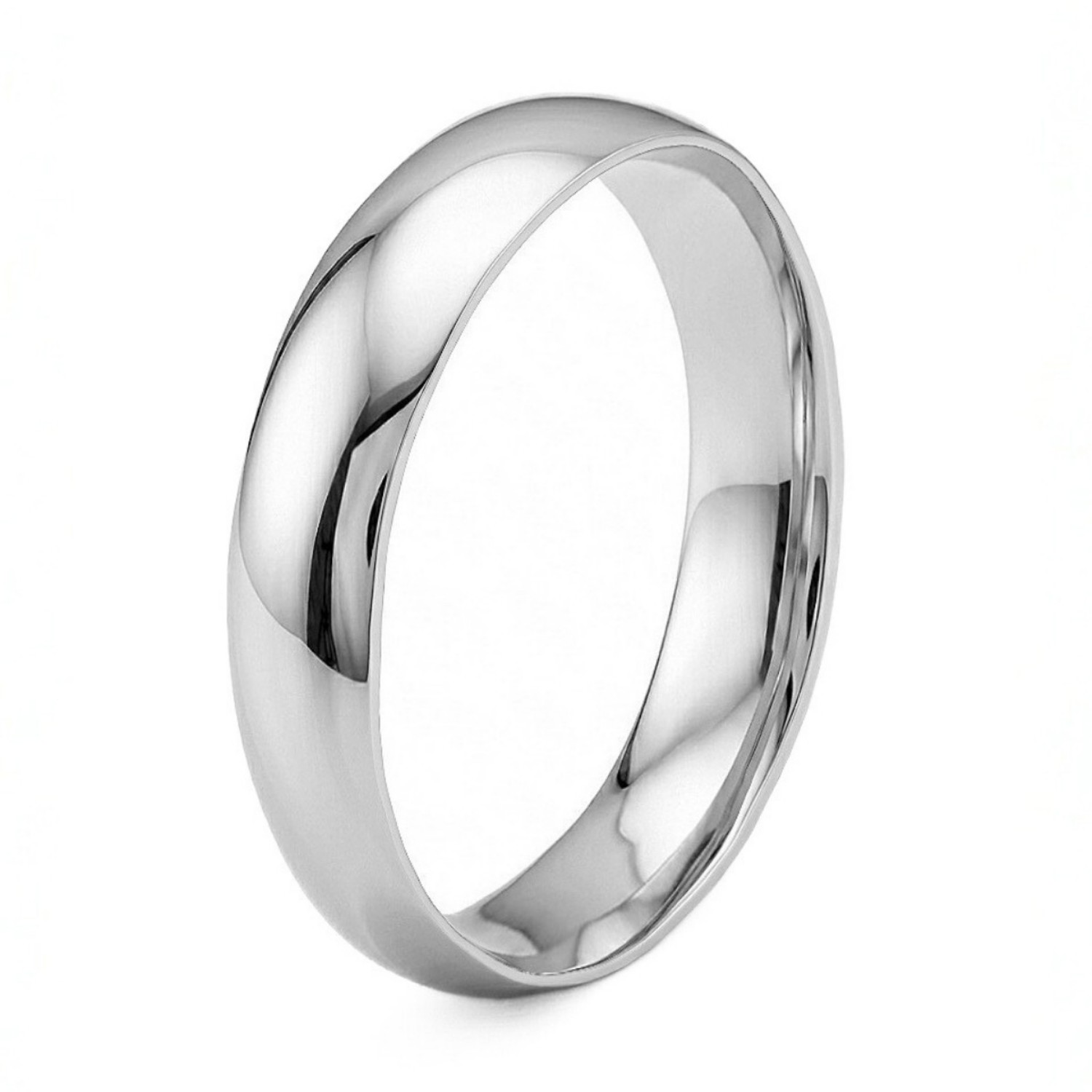 Giftering i hvitt gull 14kt, 6 mm. RUBIN modell 167 -1360