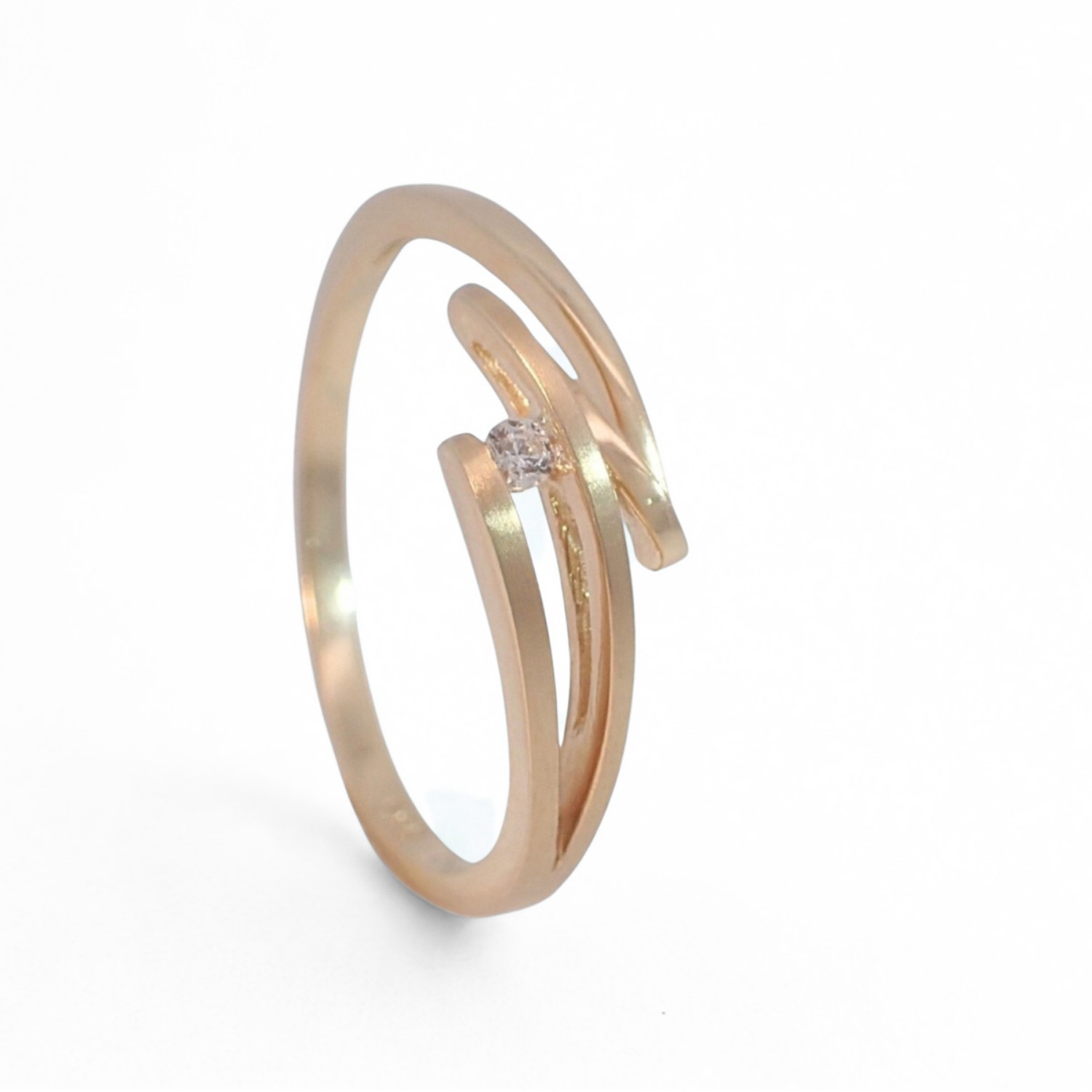 Gullring med zirkonia stein-coc5000622