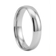 Giftering i platina 950, 5 mm. RUBIN modell 803 - 1150
