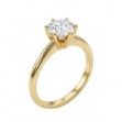 Forlovelsesring i gult gull med lab grown diamant 1,00ct  River (D) VS2 - LG698511621