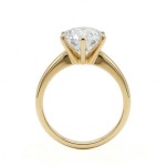 Forlovelsesring i gult gull med lab grown diamant 2,00ct  River (E) VS2 - LG747590875