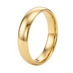 Gifteringer i gult gull 14kt, 5 mm. RUBIN modell 803 – 1450