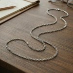 Herrekjede i sølv 50cm - 11-FD080-50