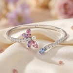 Swarovski armbånd Ariana Grande x Swarovski bangle Mixed cuts, Dragonfly, Multicolored, Rhodium plated - 5737401