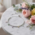 Swarovski collier Ariana Grande x Swarovski necklace Mixed cuts, Multicolored, Rhodium plated - 5737422