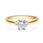Forlovelsesring med Lab Grown diamant i 0.70 ct og River VS - LG0701807gg