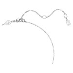 Swarovski smykkesett Matrix set Crystal pearl, Round cut, White, Rhodium plated - 5689624