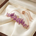 Swarovski armbånd Lilia Butterfly, rosa, rose gold tone - 5636431