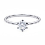 Diamantring forlovelsesring 0,50 ct i 14kt gull. Diona - 18001050