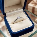 Diamantring forlovelsesring 0,30 ct TW-VS2 i 14kt hvitt gull. Aida - 180160309