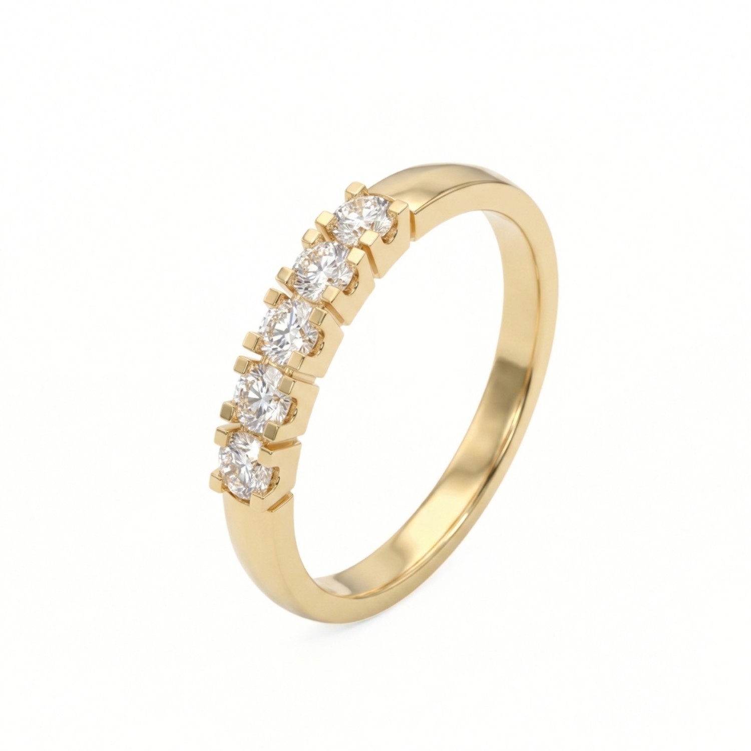 Diamantring Iselin med 5x0,10 ct TW-Si-85050100