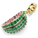 Swarovski smykke Idyllia charm Mixed cuts, Watermelon, Multicolored, Gold-tone plated - 5743134
