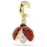 Swarovski smykke Idyllia charm Mixed cuts, Ladybug, Red, Gold-tone plated - 5743138