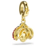 Swarovski smykke Idyllia charm Mixed cuts, Ladybug, Red, Gold-tone plated - 5743138