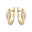 Gulløredobber i 14kt gull med diamanter 0,23ct W-Si - coc3700009