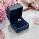 Diamantring forlovelsesring  0,50 ct i 14kt gull. Aida -18016050