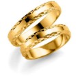 Gifteringer i serien Deg&Meg i 585 gult gull, 4 mm. ESPELAND - SE126GU40