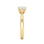 Forlovelsesring med lab grown diamant 0,50 ct River (E) VS i gult gull. Leticia - 18007050LG-gg