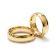 Gifteringer i gull 14 kt, 6 mm. ESPELAND - SE105GU60