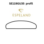 Gifteringer i serien Deg & Meg i 585 gult gull 3,5 mm. ESPELAND - SE119GU35