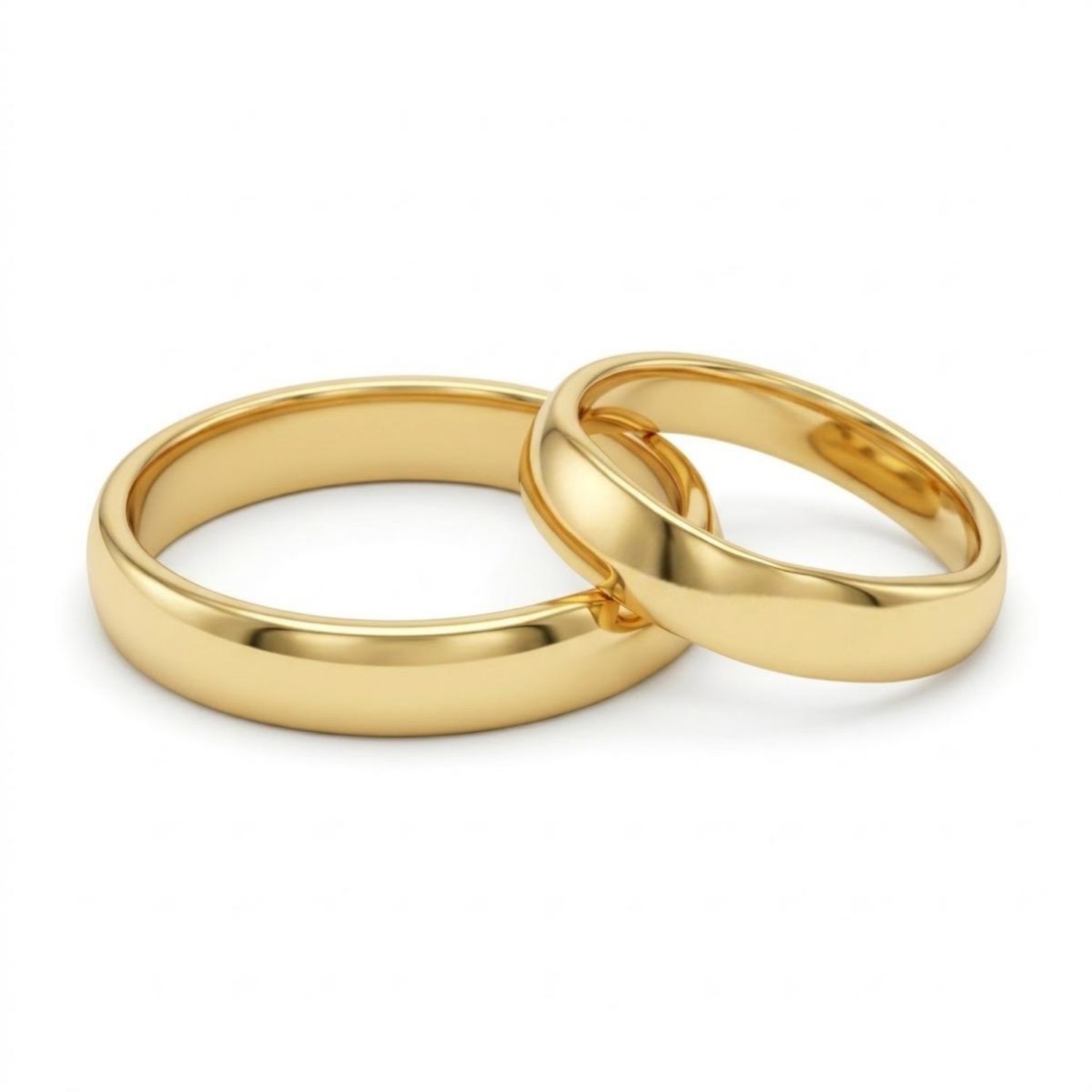 Gifteringer i 18 karat gult gull -SE101GU40