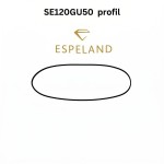 Gifteringer i serien Deg&Meg i 585 gult gull med diagonal linje. ESPELAND - SE120GU50