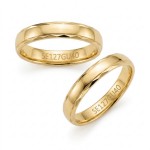 Gifteringer i gull 14 kt 4 mm - SE127GU40