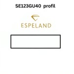 Gifteringer i serien Deg&Meg  i  585 gult gull, 4 mm. ESPELAND - SE123GU40