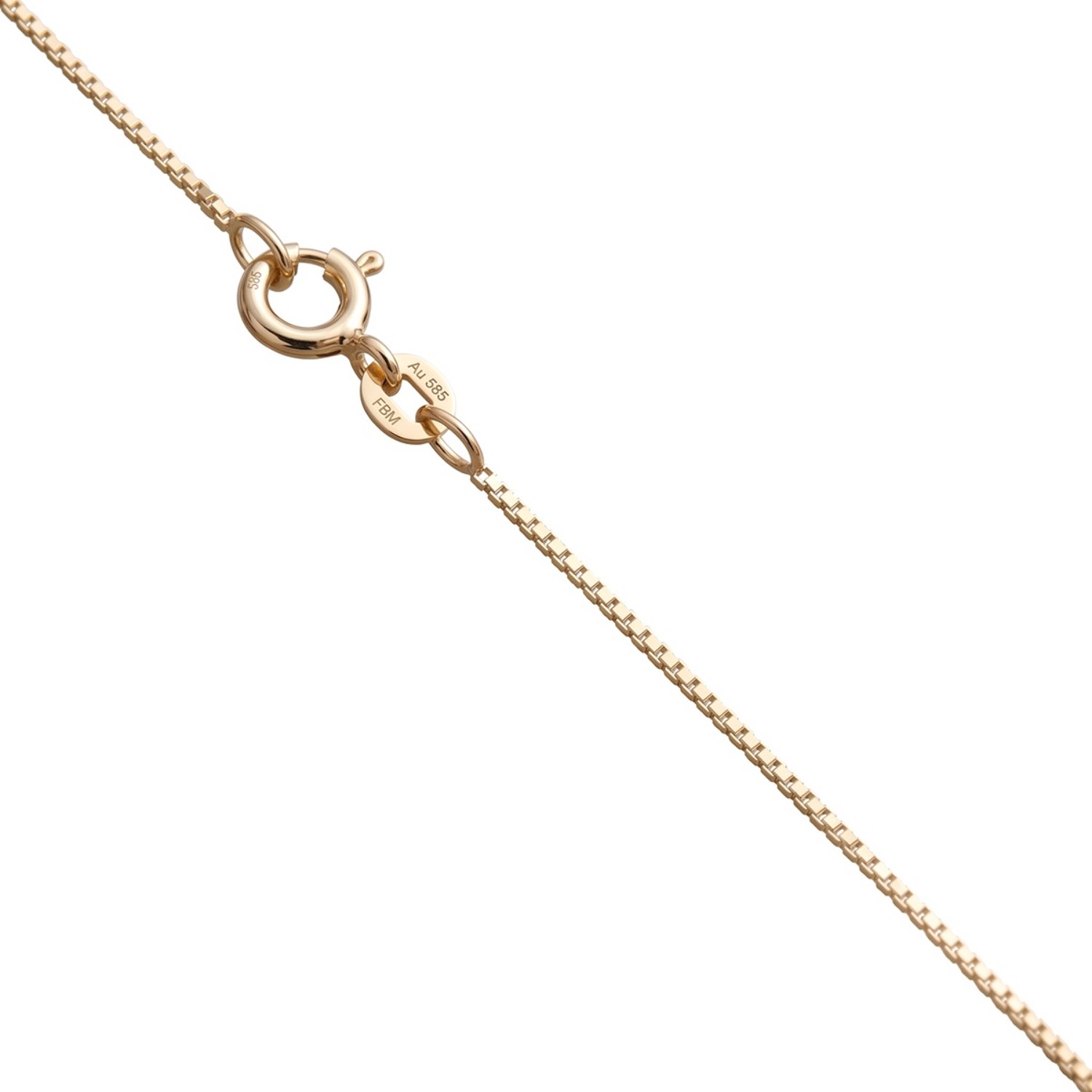 Veneziansk Kjede 14K Gult Gull (585) | Fast Lavpris 0.8mm