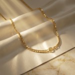 Veneziansk Kjede 14K Gult Gull (585) | Fast Lavpris 0.8mm