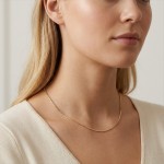 Veneziansk Kjede 14K Gult Gull (585) | Fast Lavpris 0.8mm