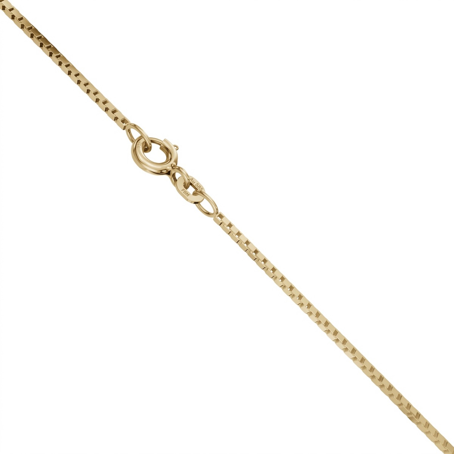 Veneziansk Kjede 14K Gult Gull (585) | Fast Lavpris 1,2 mm - FBM1242GG