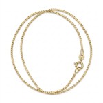 Veneziansk Kjede 14K Gult Gull (585) | Fast Lavpris 1 mm - FBM142GG