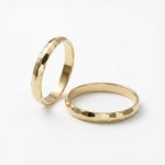 Gifteringer i serien Deg & Meg i 585 gult gull 3 mm. ESPELAND - SE118GU30