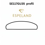 Gifteringer i serien Deg & Meg i 585 gult gull 3,5 mm. ESPELAND - SE117GU35