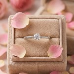 Diamantring forlovelsesring 0,20 ct i 14kt gull. Aida -18016020
