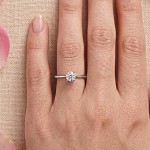 Diamantring forlovelsesring 0,20 ct i 14kt gull. Aida -18016020