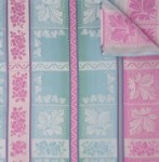 Tyrihans Lise silkeskjerf i rosa og mint- 03-722.009